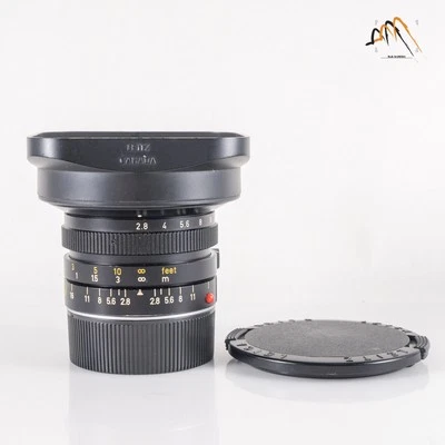 Lente negra LEITZ Leica Elmarit M 21 mm/F2,8 E60 Pre-A año 1983 Canadá #11370 Foto 1 de 4