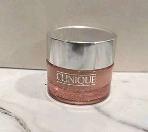 Clinique All About Eyes Cream Reduces Circles Puffs 0.5 oz Full Size New Beauty - Picture 1 of 1