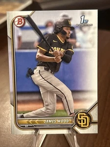 2022 Bowman Prospects #BP108 James Wood - Picture 1 of 2