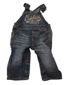 OshKosh B'gosh Vestbak Denim Overalls Baby Size 6 Months - Picture 1 of 5