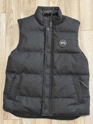 Chaleco de lana gris Canada Goose Garson chaleco calentador corporal chaqueta acolchada talla XL Foto 1 de 4