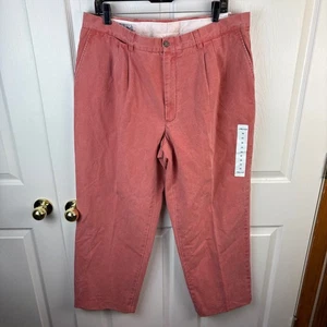 Neu Neu mit Etikett Murray's Toggery Shop Nantucket rote Bundfaltenhose für Herren Größe 38 adrett - Bild 1 von 4