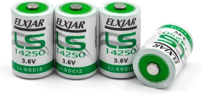 4 Pk SAFT LS14250  3.6V 1/2 AA Batteries - Image 1 of 4