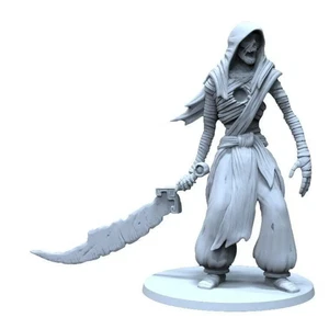 1/24 75mm 3D Print Model Kit Undead Warrior Egyptian Mummy Unpainted - Picture 1 of 1