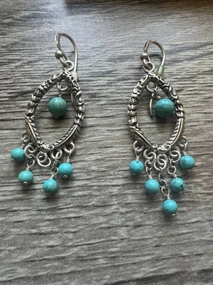 Barse Thai 925 Turquoise Earrings - Image 1 of 4