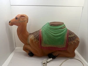 Vintage allgemeine Schaumstoff Kamel Blasform Weihnachten Hof Dekor - Bild 1 von 12