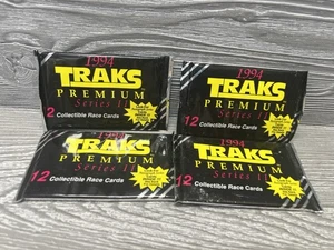 1994 TRAKS Premium Series 1 Collectible Race Cards ungeöffnet 4 Packungen - Bild 1 von 3