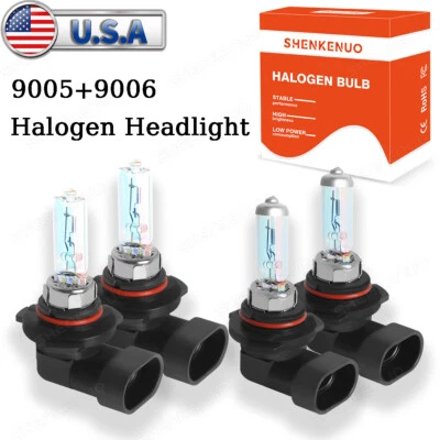 For GMC C1500 K1500 Sierra SLE 1990-1999 Halogen Headlight High Low Beam Bulbs - Image 1 of 4