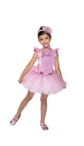 Per Bambini Rosa Ufficiale Barbie Ballerina Luccicant 123-128 Cm Glamorous T. L - Foto 1 di 1