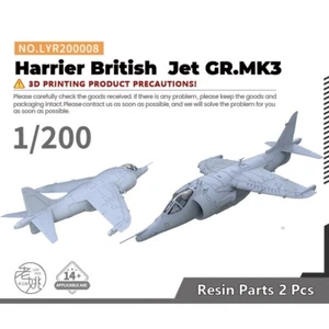 Yao's Studio LYR200008 1/200 Military Model Kit Harrier British Jet GR.MK3 - Picture 1 of 3