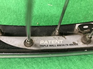 HARO BMX MIRRA PRO REAR WHEEL TRIPPLE WALL - Picture 1 of 9