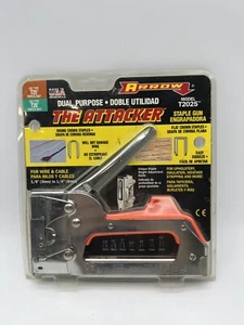 Arrow T2025 “The Attacker” Dual-Purpose Staple Gun & Wire Tacker Uses T20 & T25 - Picture 1 of 2