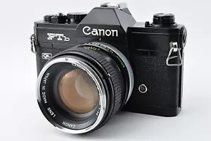 【 READ DESC 】 Canon FTb QL Black 35mm Film Camera FD 50mm F/1.4 From Japan J907 - Picture 1 of 16