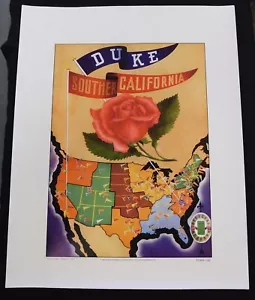 USC vs Duke 2. Januar 1939 16x20 Poster - 2004 NACHDRUCK - Bild 1 von 6