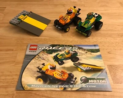 Coches Lego 4594 Maverick Sprinter y Hot Arrow Racers - 100 % completos con manual Foto 1 de 4