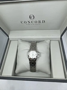 Concord Saratoga Swiss Made Edelstahl Uhr - Quarz - Bild 1 von 24