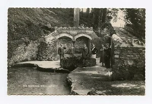 Wishing Well Gardens, Upwey, Weymouth, England s/w RPPC Postkarte - Bild 1 von 2
