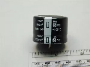 8 Panasonic ECOS2AA152EA TS-HA 1500uF 100V 105C Snap-In Electrolytic Capacitors - Picture 1 of 1