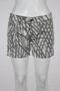 NUEVOS Pantalones Cortos para Mujer Rebecca Minkoff Talla 4 Gris Estampado Algodón Caminar Nuevos con Etiquetas - Imagen 1 de 6