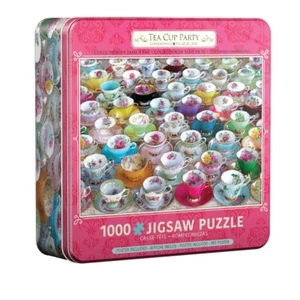 Eurographics Puzzle 8051-5314 - Teetassen Party - Puzzledose - 1000 Teile Blechd - Picture 1 of 1