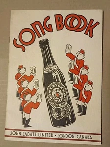 Vintage 1930s (Drinking Songs) Song Book for Employees, John Labatt, London, Ont - Picture 1 of 5