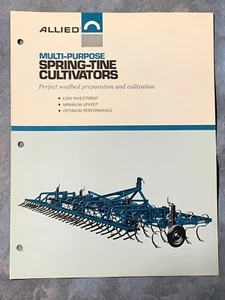 Allied Multi-Purpose Spring-Tine Cultivator ~ Chicago IL ~Sales Info Catalog Pg - Picture 1 of 3