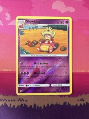 Pokemon Card Slowking Burning Shadows Reverse Holo Rare 48/147 Near Mint - Image 1 of 2