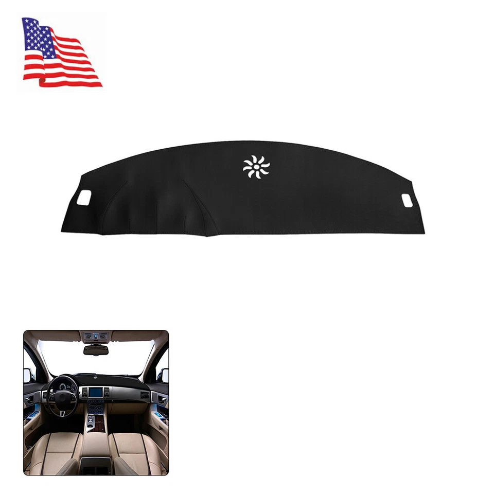 Alfombrilla de cuero para tablero de instrumentos alfombrilla antideslizante cubierta para tablero coche Jaguar XF 2008-15 Foto 1 de 4