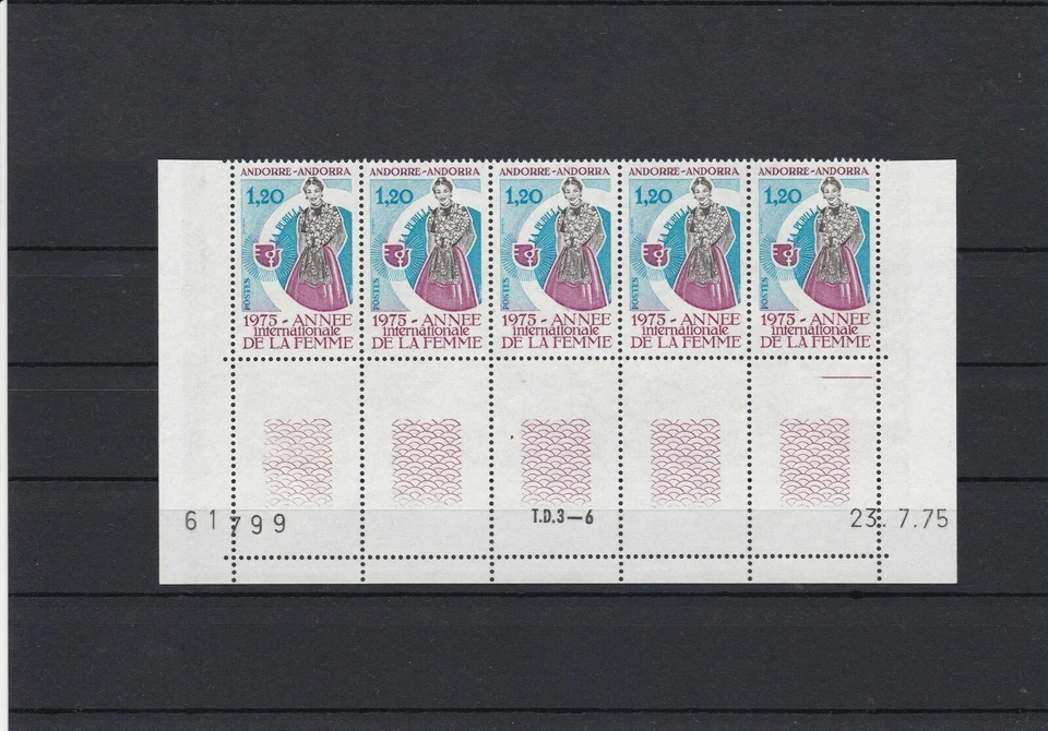 Andorra Mint Never Hinged International Womens Year 1976 Stamps  Ref 28501 - Image 1 of 1