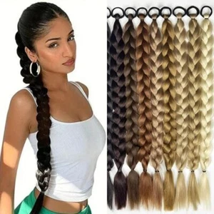 2pcs Double Ponytail Pony Tail Hairpiece Twist Braid Wig for Women - Picture 1 of 22