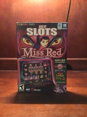 IGT Slots Miss Red PC & MAC DVD Video Game Windows 8 Compatible Casino Games - Image 1 of 2