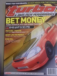 NOV 2005 TURBO & HI-TECH PERFORMANCE MAGAZINE - Picture 1 of 4