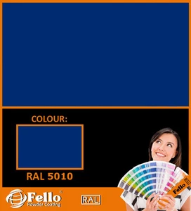 FELLO Pulverbeschichtung - RAL 5010 ENZIANBLAU 5KG POLYESTER - Bild 1 von 1