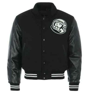 Billionaire Boys Club Varsity Jacket Pure Leather Sleeves & Wool Body Letterman - Picture 1 of 4