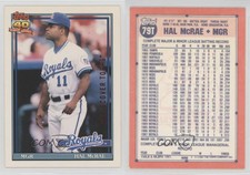 2017 Topps Rediscover Buybacks Bronze Hal McRae (Topps Tiffany) #1991TT-79T