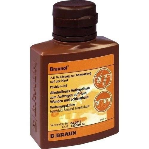 B. BRAUN MELSUNGEN AG BRAUNOL Schleimhautantiseptikum 100ml PZN 1588679