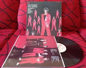 ROD STEWART ** Body Wishes ** ORIGINAL 1983 SPAIN PROMO LP w/ INSERT - Picture 1 of 5