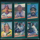 Lot (6) 1986 Donruss #31 28 8 14 37 41 The Rookies Signed Autograph (Ag14) Swsw