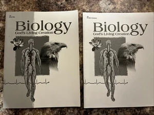Biologie Gottes lebendige Schöpfung Quiz Schlüssel und Schülerquiz Lot (2) 1998 ed. Abeka - Bild 1 von 9