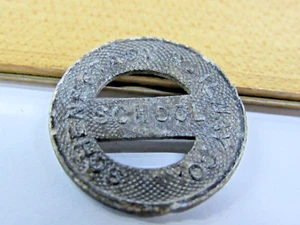Antike One School Fare Schenectady Railway Company New York Transit Medaille OT-68 - Bild 1 von 8