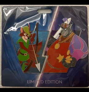 Prendedor D23 Expo 2024 Disney Heroes vs Villains Robin Hood LE 400 MOG - Imagen 1 de 1