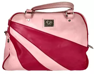 Bolso de Gimnasio Lululemon De Colección Dos Tonos Imitación Cuero Lona Equipaje de Mano Fin de Semana Fitness - Imagen 1 de 13