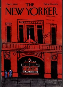 1966 New Yorker May 21 - FDNY Fire House - Kraus - 200 pgs - Very Rare - Picture 1 of 1