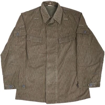 Chaqueta de Verano Strichtarn Camuflada de Alemania Oriental Uniforme RDA NVA Camisa Gota de Lluvia Foto 1 de 4