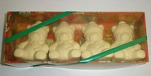 Vintage Wintertime Soap Bears Teddy Bears Cinnamon Scent NOB Cottagecore - Picture 1 of 12