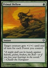 * mrm * FR/vf 4x primordial (primal scream belette) mtg zendikar