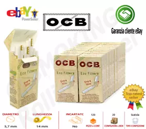 OCB FILTROS ECO EXTRA DELGADO ULTRA DELGADO 5,7MM EN STICK DE 10 CAJAS 120 FILTRO - Imagen 1 de 3