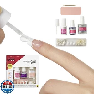 KISS Kit Unghie in Gel Brush-On - Foto 1 di 5
