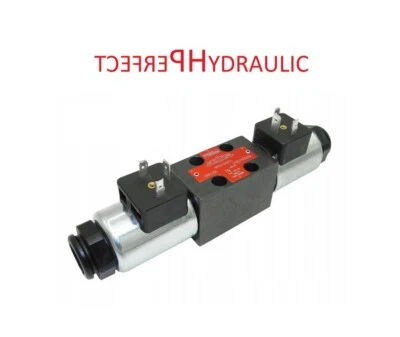 PERFECT HYDRAULIC Argo Hytos RPE3-043Y11 4/3 Wegeventil Magnetventil 12V Hydraulik NG04 CETOP2