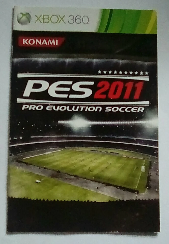 *INSTRUCTIONS ONLY* Pro Evolution Soccer 2011 PES Manual Microsoft XBOX 360 - Image 1 of 1